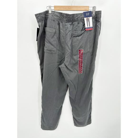 GAP Silver Bells Grey Tencel Pull On Pants Women's Size X-Large XL NWT - Picture 2 of 9